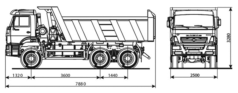 6520-6012-53 Самосвал КамАЗ